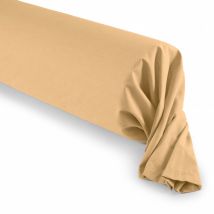 Taie de traversin 45 x 185 cm / 100% coton 57 fils/cm² - taupe
