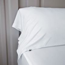 Taie de traversin 85 x 185 cm satin de bambou bambou Salomé Blanc