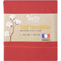 Taie de traversin Doulito 43x185 cm - Made in France - Coton