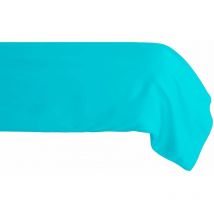 Taie de traversin lagon en percale de coton 80 fils 43 x 190 cm