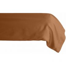 Taie de traversin en percale de coton 80 fils 43 x 190 cm