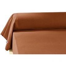Taie de traversin flanelle 85 x 185 cm candice tomette Orange