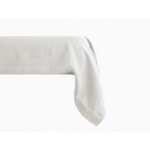 Taie de traversin Palace pur coton teint lavé, 63 fils/cm² Vent Du Sud Palace Nacre - 43 x 195 cm