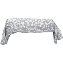 Taie de traversin percale de coton LISON GRIS 200x43 cm