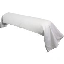 Taie de traversin uni coton alto 140x43 cm
