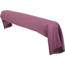 Taie de traversin uni coton alto 230x43 cm