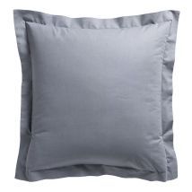Taie d'oreiller Privacy Today 100% coton 57 fils unie carrée Canon de fusil