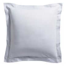Taie d'oreiller Privacy TODAY 100% coton 57 fils unie carrée Zinc