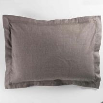 Taie d'oreiller Actuallys Noisette 50x70cm