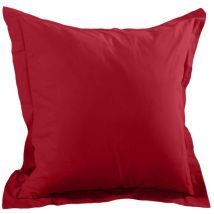 Une taie d'oreiller 65x65 cm - Rouge