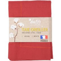 Taie d'oreiller Doulito 65x65 cm - Made in France - Coton