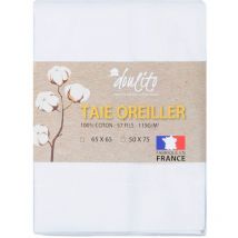 Taie d'oreiller Doulito 65x65 cm - Made in France - Coton