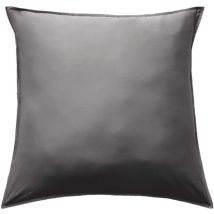 Taie d'oreiller en bambou 63x63 cm anthracite