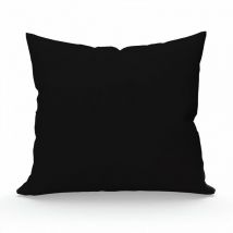 Taie d'oreiller 63X63 cm zzz noir