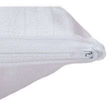 Aznar - Taie d'oreiller en satin gaufré 75 cm