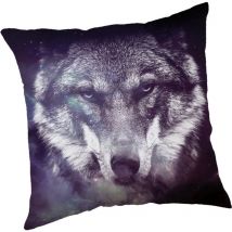 Taie d'oreiller enfant 45x45 Loup bleu JF24