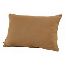 Taie d'oreiller 'Gaïa' 60 x 60 cm & 50 x 70 cm 'Gaze de Coton' - Couleur: Gaïa Camel - Taille de taie d'oreiller: 50 x 70 cm