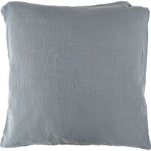 Taie d'oreiller gaze de coton cassis 65x65 cm