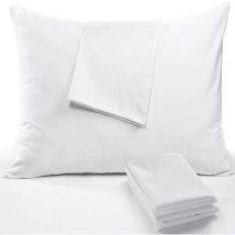 Tigrezy - taie d'oreiller impermeable (50X70CM 2PCS) - Taie d'Oreiller Zippée - Respirante & Anti-Transpiration & Anti-Acariens - Housse de Coussin