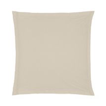 Taie d'Oreiller 'Percale' 63x63cm Beige Lin