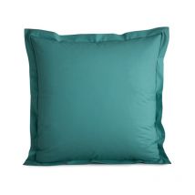 Taie d'oreiller percale de coton peigné 'Julian' toutes dimensions Coton Pur Julian Paon - 65 x 65 cm volant plat piqué