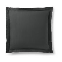 Taie d'oreiller 'Prémium' toutes dimensions - Prémium Truffe - 63 x 63 cm volant plat piqué