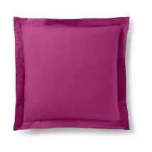 Taie d'oreiller 'Prémium' toutes dimensions - Prémium Magenta - 63 x 63 cm volant plat piqué