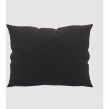 Taie d'oreiller unie 50x70 cm zzz noir
