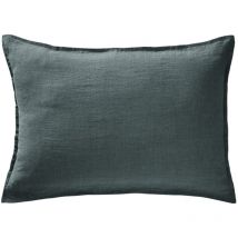 Taie oreiller Lin lave Soline 50 x 70 cm Ardoise