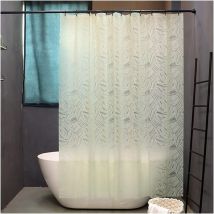 Linghhang - Taille : 150×180CM)Rideau De Douche Translucide Vert, Doublure De Rideau De Douche Imperméable eva, pour Rideaux Suspendus De Rideau De
