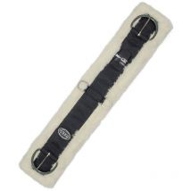 30" = 76 cm, Marron: Sangle Western Pool en pure laine et boucles en acier inoxydable