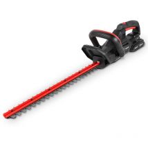 Green Cut - Taille-haie 20V sans fil avec batterie 2.0Ah et chargeur, lame rotative 50cm avec gaine, kit taille-haie rechargeable - Greencut GHT200L