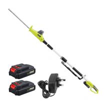 Dewinner - Taille-Haies sans Fil téléscopique,Multifunktion Taille-Haies,2 Batterie 20 v 2,5 Ah, Chargeur, Longueur de Lame 46 cm