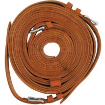 Full, Cognac Marron clair Naturel: Rênes supérieures en cuir pour la finition des chariots