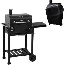 Taino - hero Set Smoker klein Grillwagen Holzkohle-Grill Grillkamin Standgrill