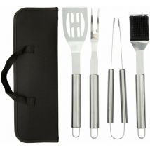 Taino - Set d'ustensiles de barbecue 5 pcs Accessoires de barbecue en acier inoxydable bbq sac inclus