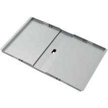 Universal Fettwanne mit Auffangwanne verstellbar Grill Zubehör Stahl - Taino