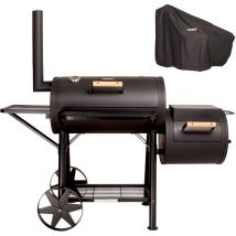 Taino - Yuma Solid Smoker bbq grill car Charbon Grill 90 kg 3,5 mm Set Hotte