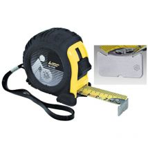 Tajima Rollbandmaß, rutschfestes Gehäuse, extra stabil, 3 m