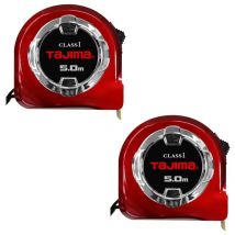 Tajima - x2 5m Hi Lock Class 1 Pocket Tape Measure 25mm TAH1550MW