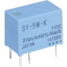 SY-05W-K Relais pour circuits imprimés 5 v/dc 1 a 1 inverseur (rt) 1 pc(s) S75692 - Takamisawa