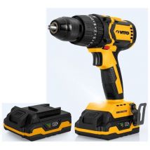 Taladro bateria percutor 20 v brushless, 2 baterias 2.0 ah - VIBBSFL20