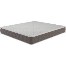 Dmora - Colchón doble Dabasci, Colchón Memory Foam, Colchón ergonómico, Colchón antiácaros e hipoalergénico, 100% Made in Italy, 160x200xh21 cm