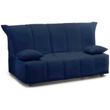 Dmora - Talamo Italia - Divano letto 3 posti Antal, Sofà Soggiorno con apertura a carrello in tessuto imbottito, Cuscini inclusi, 100% Made in Italy,