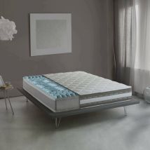 Matelas double Naike, Matelas déhoussable en Memory Foam et Gel Waterfoam, 100% Made in Italy, Anti-acarien et hypoallergénique, Cm 180x200 h27