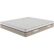 Matelas double Dlonard, Matelas de haute qualité, Matelas ergonomique, Matelas à ressorts ensachés, 100% Made in Italy, 140x200xh25 cm - Talamo Italia