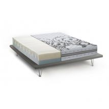 Talamo Italia - Materasso matrimoniale Incoronata, Materasso in Memory foam e Waterfoam, 100% Made in Italy, Anti acaro e Anallergico, Cm 160x190h 22