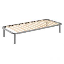 Rete letto singolo Agos, Rete ortopedica a doghe, 100% Made in Italy, Cm 80x190h 31 - Talamo Italia
