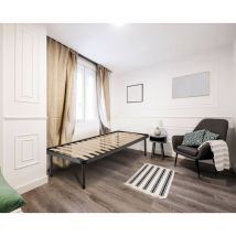 Talamo Italia - Somier Dabbrandin, Somier de 14 láminas ortopédicas, 100% Made in Italy, Somier individual 80x190h30 cm