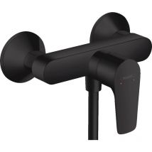 Hansgrohe Talis E Single lever manual shower mixer for exposed installation, Matt black (71760670)